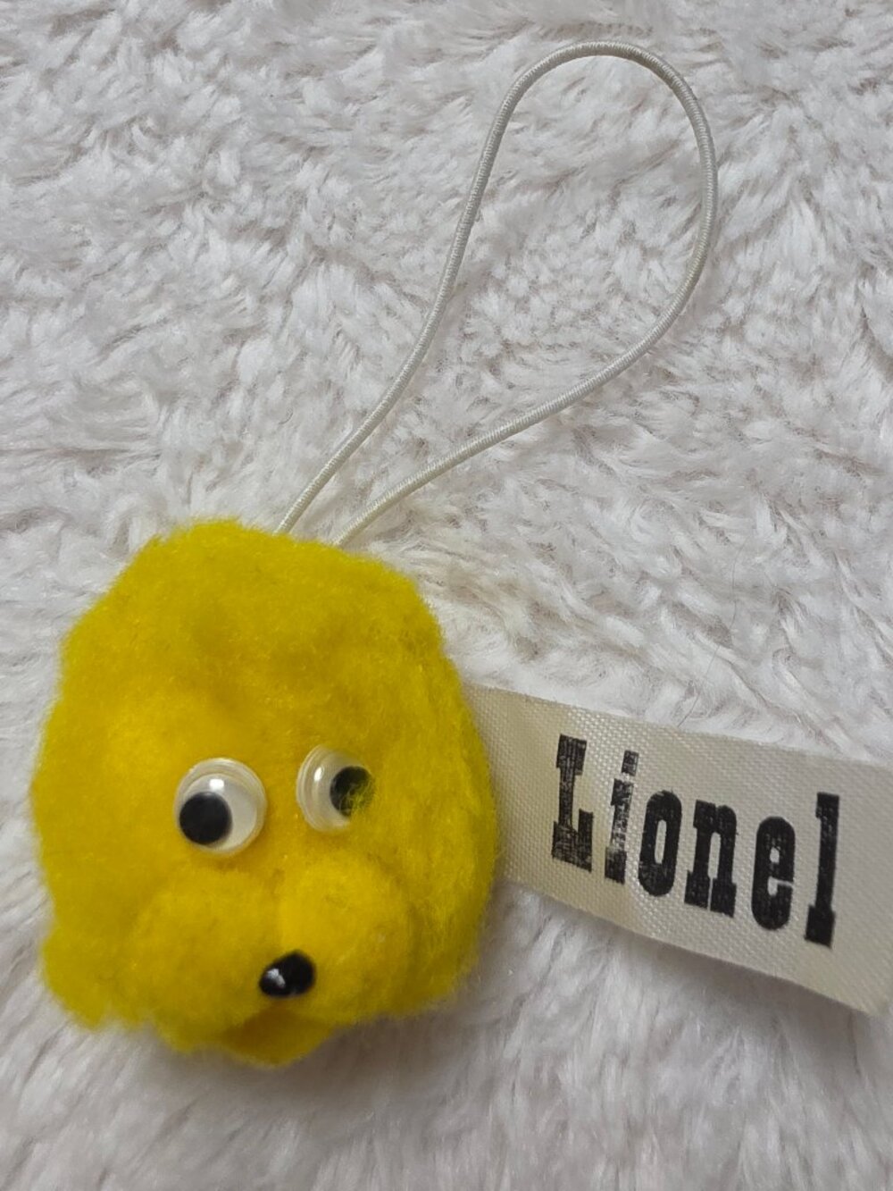 Vintage Lionel Weepul Pom Pom Toy Yellow Googly Eyes Collectible Promo 80s 90s